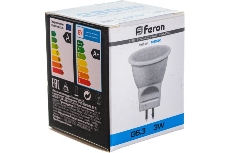 Купить Лампа светодиодная FERON LB-271 3W 230V G5.3 6400K MR11 25553 фото №6