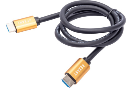 Купить Кабель HDMI - HDMI 2.0 1м  GOLD  Rexant 17-6102 фото №2