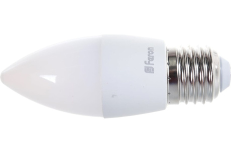 Купить Лампа светодиодная FERON LB-72 5W 230V E27 свеча 4000K 37*100mm 420lm 25765 фото №2