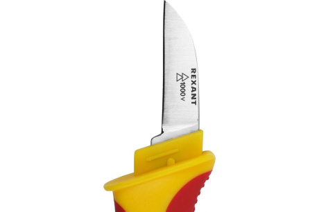 Купить Нож монтажника нержавеющая сталь прямое лезвие Rexant 12-4936 фото №2