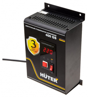 Купить Стабилизатор напряжения однофазный HUTER 400GS релейный настенный 0,35 кВт фото №1