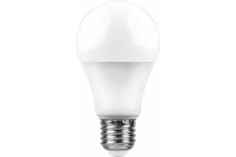 Купить Лампа светодиодная FERON LB-92 10W 230V E27 А60 6400K 800lm 60*108mm 25459 фото №2