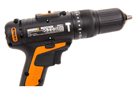 Купить Дрель аккумуляторная WORX WX371.1  20V 2,0Ач кейс фото №6