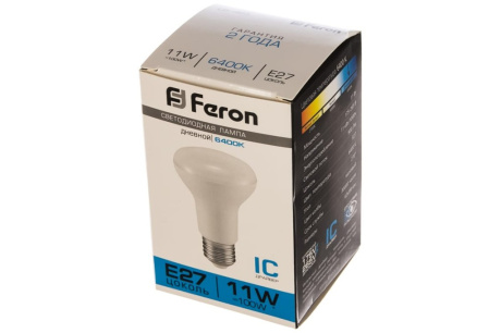 Купить Лампа светодиодная FERON LB-463 11W 230V E27 R63 6400K 900lm фото №3