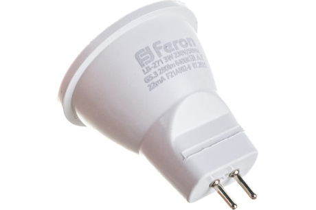 Купить Лампа светодиодная FERON LB-271 3W 230V G5.3 6400K MR11 25553 фото №2