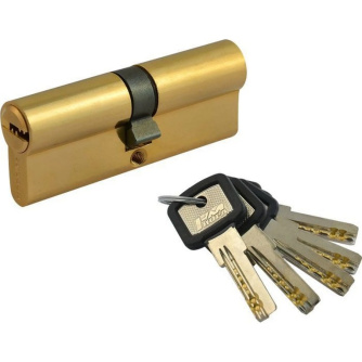 Купить Цилиндр "Нора-М" ЛПУ-80мм  40х40  золото ключ-ключ  5350 фото №1