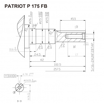 Купить Двигатель Patriot Garden P 175FB фото №2