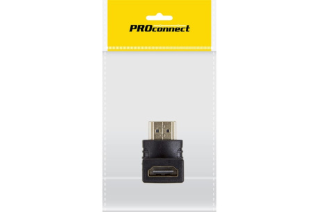 Купить Переходник штекер HDMI - гнездо HDMI угловой Rexant 17-6805 фото №1
