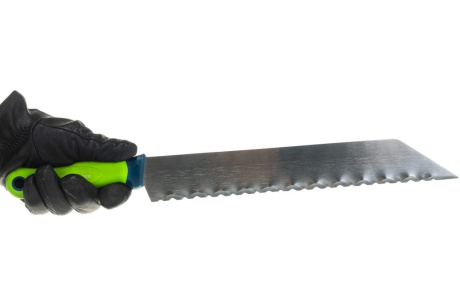Купить Нож для резки теплоизоляционных панелей  обрезиненная рукоятка  475 мм  лезвие - 340мм// Сибртех фото №4