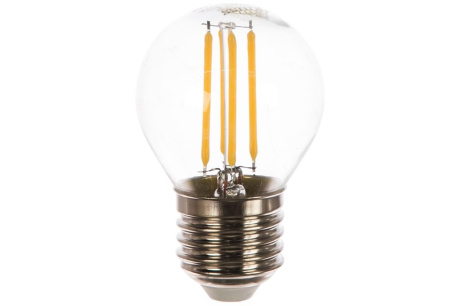 Купить Лампа светодиодная GAUSS диммируемая шар филамент 220V 7W Е27 4100K 580lm 105802207-S фото №1