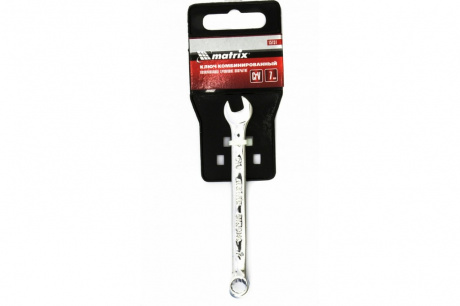 Купить Ключ комбинированный  7 мм  CrV  хром  MATRIX фото №2